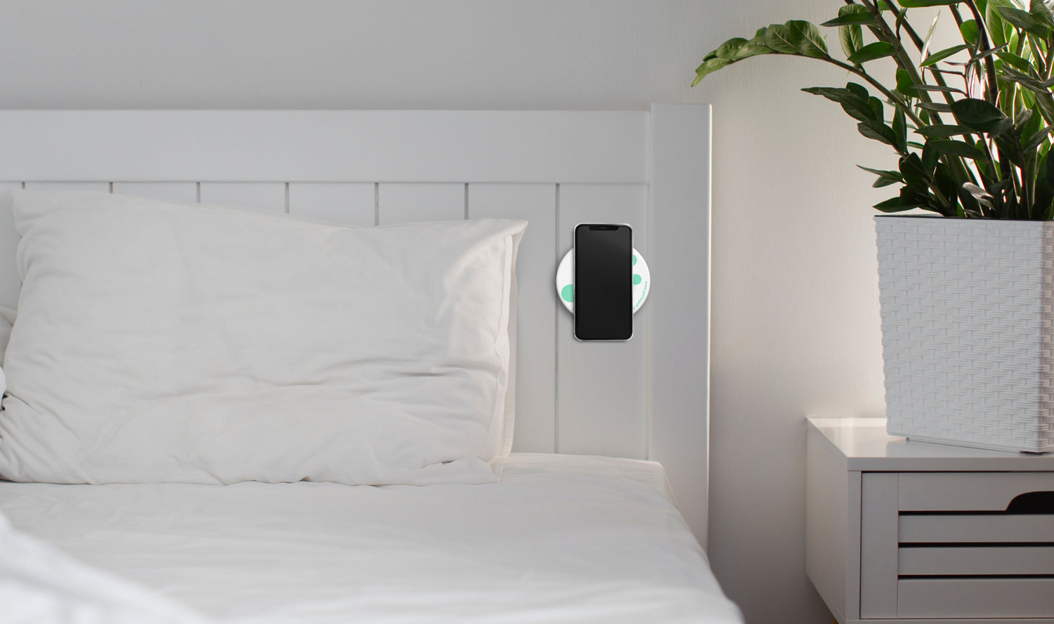 Handyhalterung für Bett und andere glatten Flächen