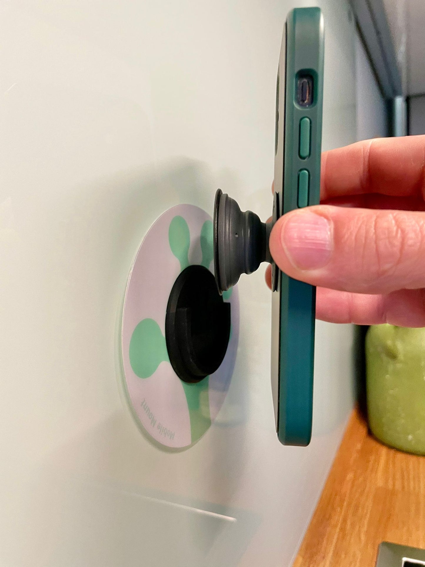 Geckopad Handyhalterung für Wand und Spiegel Halterung für Handy mit Popsockets Wandhalterung